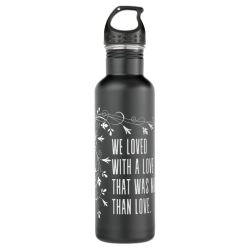 Mens Best Edgar Writer Allan Poe Playwright Gifts  Stainless Steel Water Bottle