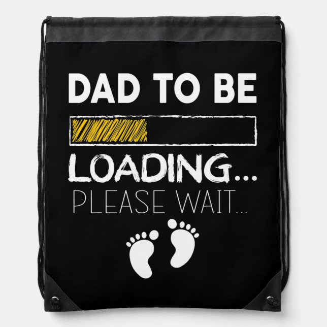 Mens Best Expecting Dad Daddy & Father Gifts Men  Drawstring Bag (Front)