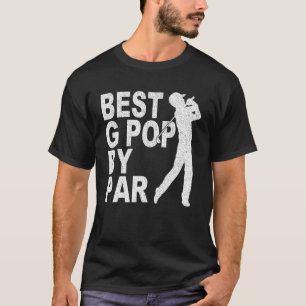 Mens Best G Pop By Par Disk Golf For Men Fathers T-Shirt