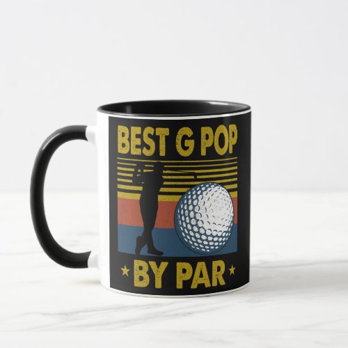 Mens Best G Pop By Par Funny Disc Golf Gift For Mug