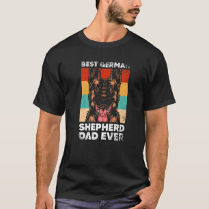 Mens Best German Shepherd Dad Ever Dog Owner Men T-Shirt