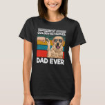 Mens Best Golden Retriever Dad Ever Bester Dog Dad T-Shirt
