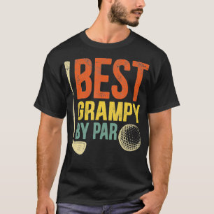 Mens Best Grampy By Par Father's Day Golf Gift Gr T-Shirt