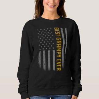 Mens Best Grampy Ever American Flag   For Father's Sweatshirt