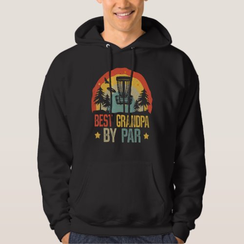 Mens Best Grandpa By Par  Fathers Day Papa Dad Pop Hoodie