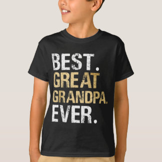 Mens Best Great Grandpa Ever Gift from Granddaught T-Shirt