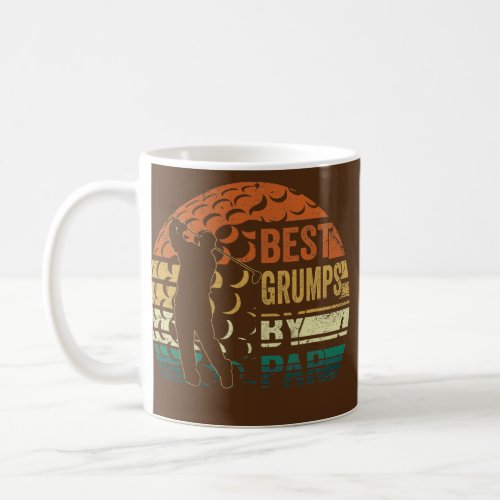 Mens Best Grumps By Par Retro Fathers Day Gift Coffee Mug