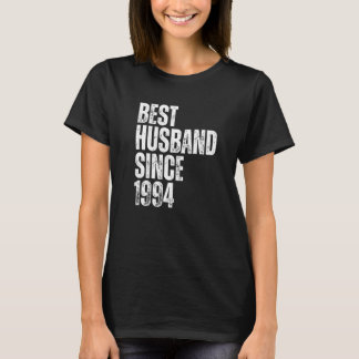 Mens Best Husband Since 1994 Vintage Wedding Anniv T-Shirt