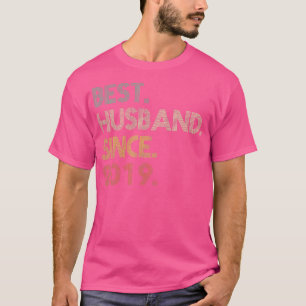 Mens Best Husband Since 2019 Epic 2nd Wedding Anni T-Shirt