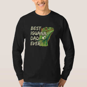 Mens Best Iguana Dad Ever For An Iguana Dad T-Shirt
