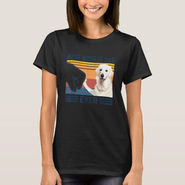 Mens Best Kuvasz Dad Ever  Dog  Father's Day T-Shirt (Front)