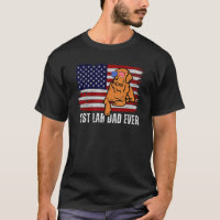 Mens Best Lab Dad Ever Fox Red Labrador Retriever 