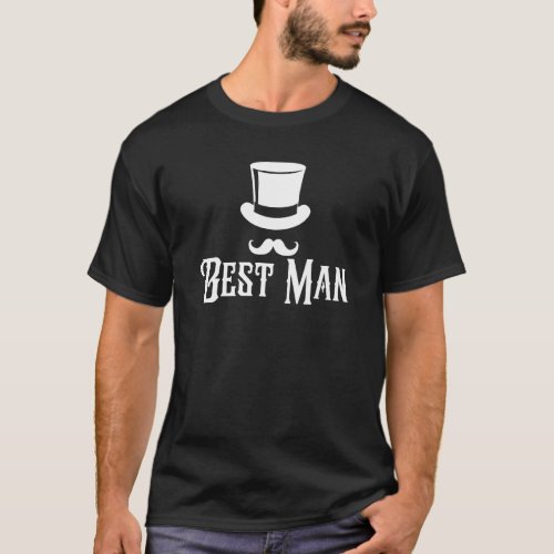 Mens Best Man  Bachelor Party  Wedding  Men    Mat T-Shirt