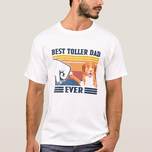 Mens Best Nova Scotia Duck Tolling Retriever Dad E T-Shirt (Front)