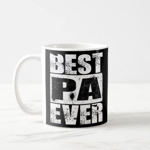 Mens Best Pa Ever   Funny Fathers Day  Coffee Mug