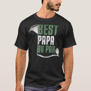 Mens Best Papa by Par Father s Day Golf  Papa Golf T-Shirt