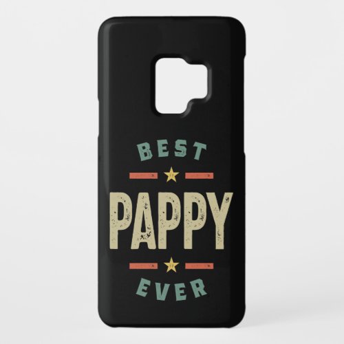 Mens Best Pappy Ever Father Grandpa Gift Case_Mate Samsung Galaxy S9 Case
