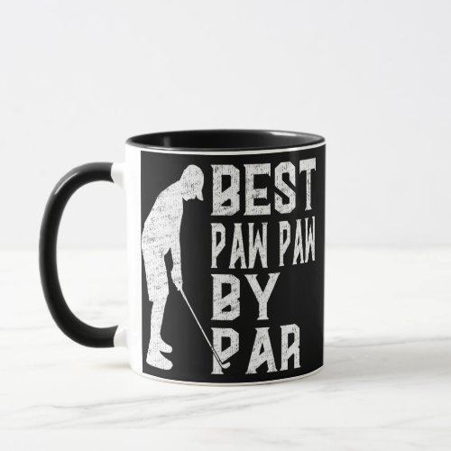 Mens Best Paw Paw By Par Fathers Day Gift Funny Mug