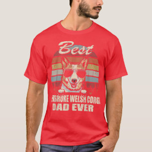 Mens Best Pembroke Welsh Corgi Dad Ever Father's D T-Shirt