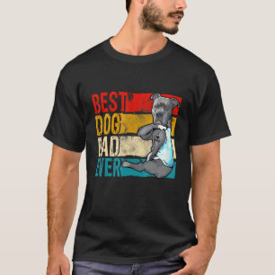 Mens Best Pitbull Dad Ever American Flag Dog Owne T-Shirt