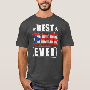 Mens Best Puerto Rican Dad Ever Puerto Rico Daddy T-Shirt