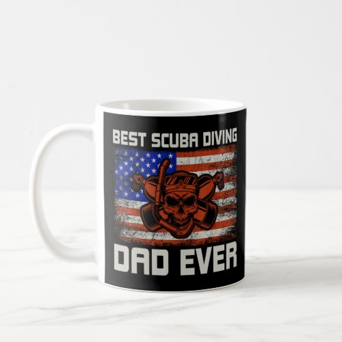 Mens Best Scuba Diving Dad Ever Dive Diver Scuba D Coffee Mug