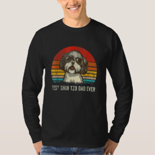 Mens Best Shih Tzu Dad Ever Shih Tzu Dad Dog T-Shirt