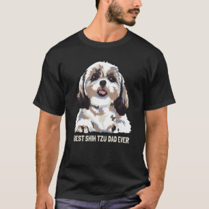 Mens Best Shih Tzu Dad Ever T-Shirt