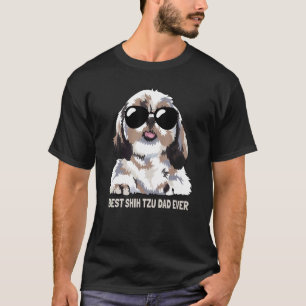 Mens Best Shih Tzu Dad Ever T-Shirt