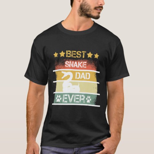 Mens Best Snake Dad Ever T_Shirt