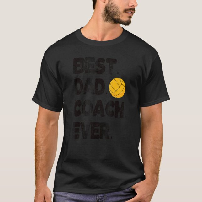 Mens Best Water Polo Coach Dad Water Polo Coach Fa (Front)