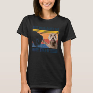 Mens Best Weimaraner Dad Ever Dog Father's Day T-Shirt