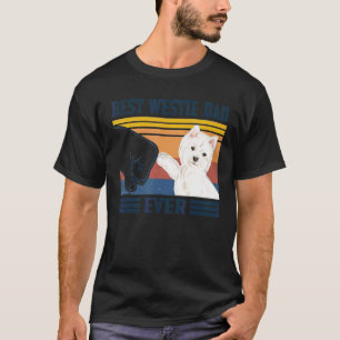 Mens Best Westie West Highland White Terrier Dad E T-Shirt