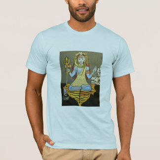 Men's Bhairava Shiva Tee Light Blue