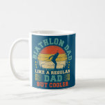 Mens Biathlon Sports Lover Vintage Biathlon Dad Coffee Mug