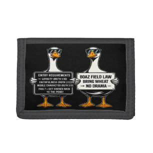 Men's Biblical Standards Trifold Wallet