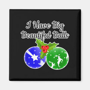 Mens Big Dirty Santa Xmas Fun Adult Humor Ug Magnet