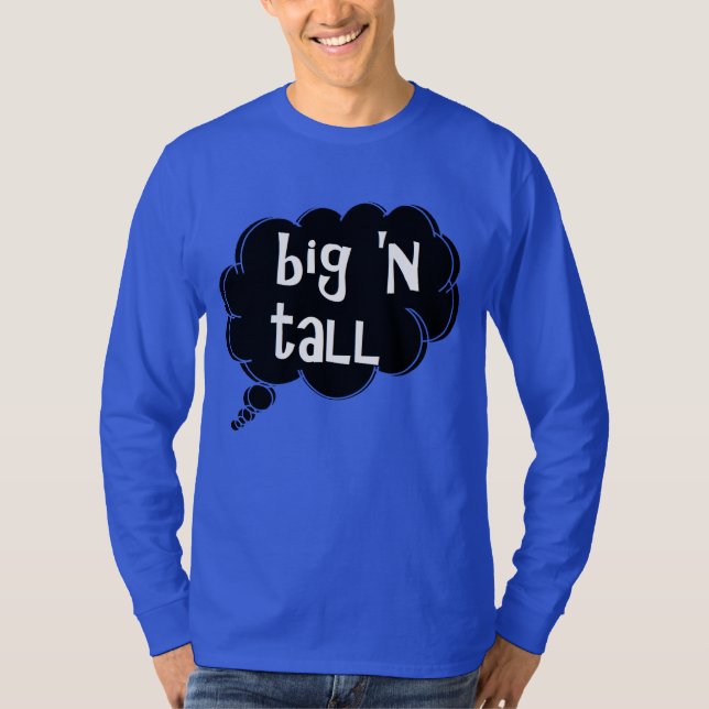 Men's Big 'n Tall t-shirt by DAL (4x) (Front)