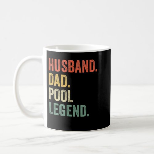 Mens Billiards Funny Husband Dad Pool Player Legen Coffee Mug