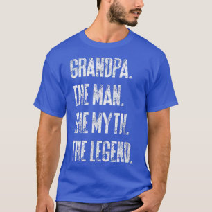 Mens Birthday & Fathers Day Gift   Dad & Grandpa W T-Shirt