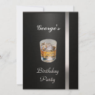 Men's Birthday Party Invitation