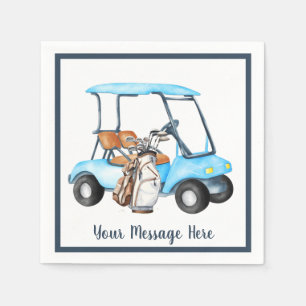 Men's Birthday Retirement Golf Theme Party   Napkins