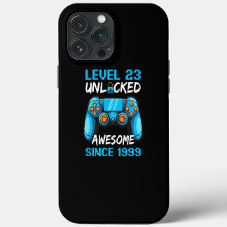 Mens Birthday s Level 23 Unlocked Awesome Since iPhone 13 Pro Max Case