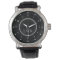 Men's Black and White Monogram Watch