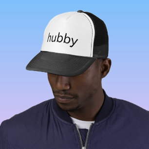 Men's Black Baseball Cap – Hubby, Perfect Gift