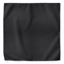 Men's Black Carbon Fiber Look Bandana
