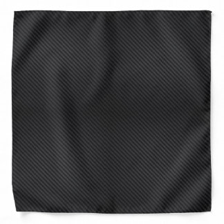Men's Black Carbon Fiber Look Bandana