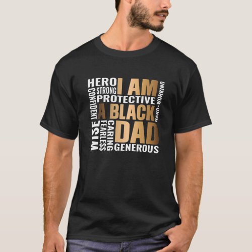 Mens Black Father King Fathers Day Dad Matter Husb T_Shirt