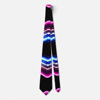 Men's Black Neon Pop Art Fashion Ties
