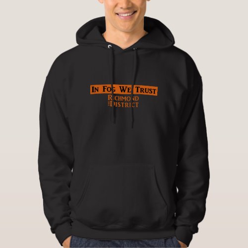 Mens Black Sweatshirt wOrange Logo